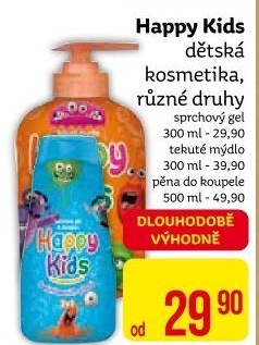 Sprchový gel dětský Happy Kids