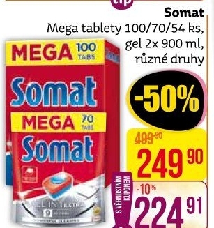 Tablety do myčky Somat