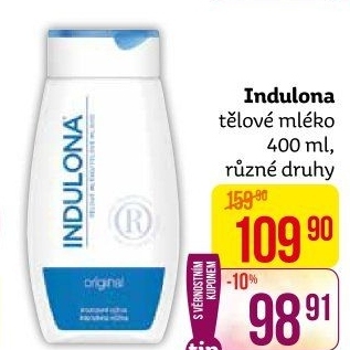 Tělové mléko Indulona