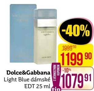 Toaletní voda dámská Light Blue Dolce&amp
