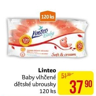 Vlhčené ubrousky dětské Linteo Baby