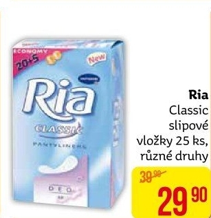 Vložky dámské slipové Ria