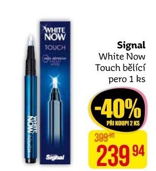 Zubní pero bělicí White Now Touch Signal