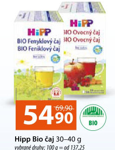Čaj ovocný dětský Bio HiPP