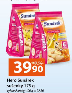 Dětské sušenky Sunárek