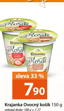 Jogurt ochucený Ovocný košík Krajanka