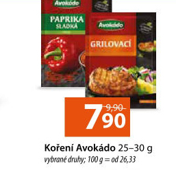 Koření Avokádo