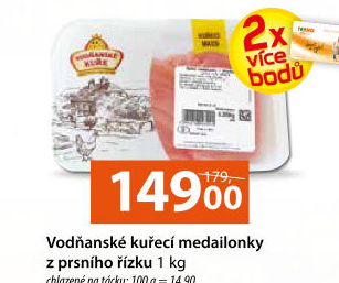 Kuřecí medailonky z prsou Vodňanské kuře