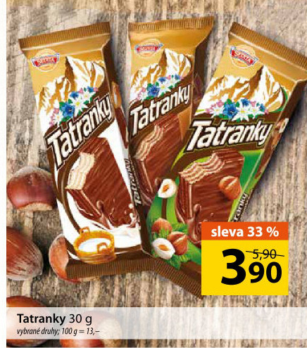 Oplatky Tatranky Sedita