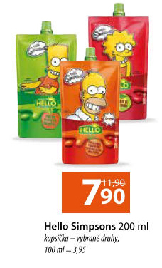 Ovocný nápoj v kapsičce Simpsons Hello