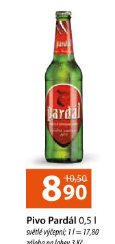 Pivo světlé výčepní 10° Pardál