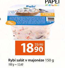 Rybí salát v majonéze Lahůdky Papei