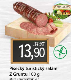 Salám turistický Maso uzeniny Písek
