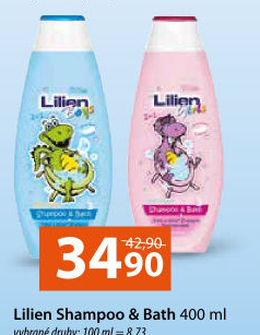 Šampon a pěna do koupele 2v1 dětská Lilien