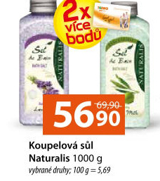 Sůl do koupele Naturalis