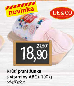Šunka krůtí prsní s vitamíny ABC+ nejvyšší jakosti LE&amp