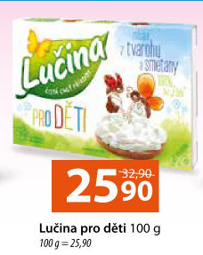 Sýr termizovaný pro děti Lučina