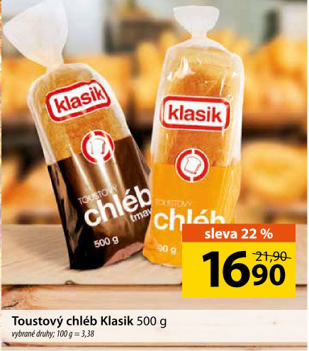 Toustový chléb Coop Klasik