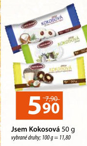 Tyčinka Jsem kokosová Chocoland