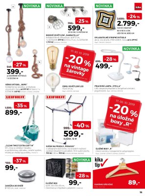 akční leták Kika nábytek 17.10.2019-30.10.2019