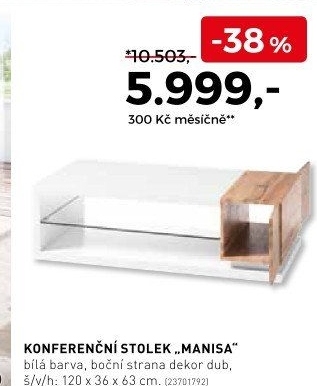 Konferenční stolek Manisa