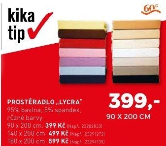 Prostěradlo Lycra
