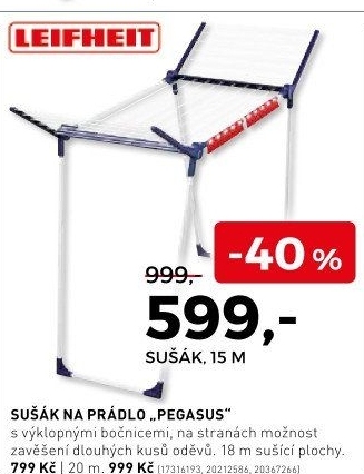 Sušák na prádlo Pegasus