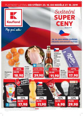 akční leták Kaufland 23.10.2019-27.10.2019