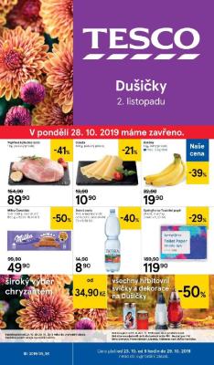akční leták Tesco 23.10.2019-29.10.2019