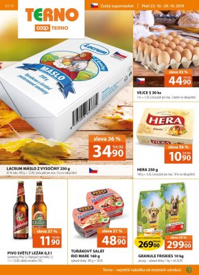 akční leták COOP 23.10.2019-29.10.2019