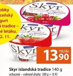 Dezert zakysaný ochucený Skyr Bohušovická mlékárna