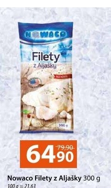 Filety mražené z Aljašky Nowaco