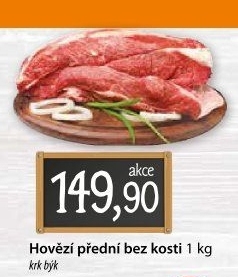 Hovězí přední bez kosti - krk