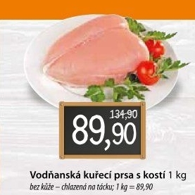 Kuřecí prsa s kostí Vodňanské kuře