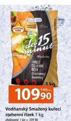 Kuřecí stehenní řízky smažené mražené Vodňanské kuře