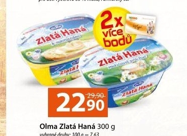 Margarín k namazání Zlatá Haná Olma