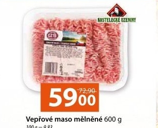 Maso mleté vepřové Kostelecké uzeniny