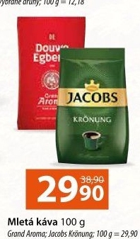 Mletá káva Grand Aroma Douwe Egberts