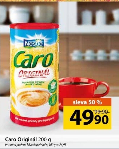 Nápoj instantní obilninový Caro Original Nestlé