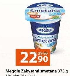 Smetana zakysaná Meggle 14%