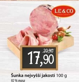 Šunka nejvyšší jakosti LE&amp