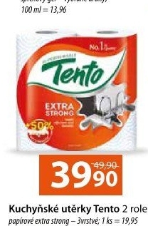 Utěrky kuchyňské 3vrstvé Extra Strong Tento