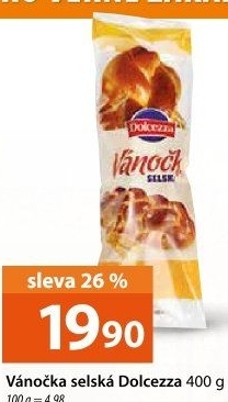 Vánočka selská Dolcezza