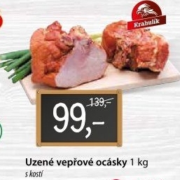 Vepřové ocásky uzené Krahulík