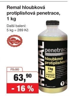 Hloubková penetrace Remal