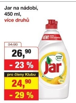 Prostředek na nádobí Jar