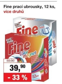 Ubrousky na praní Fine