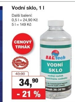 VODNÍ SKLO