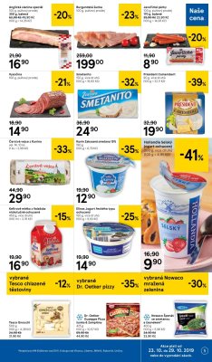 akční leták Tesco 23.10.2019-29.10.2019