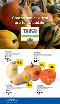 akční leták Tesco 23.10.2019-29.10.2019